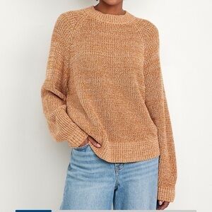 Old Navy shaker stitch sweater sly fox size Medium NWT